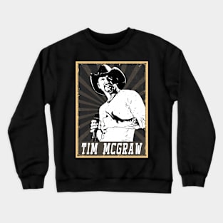 80s Style Tim McGraw Crewneck Sweatshirt